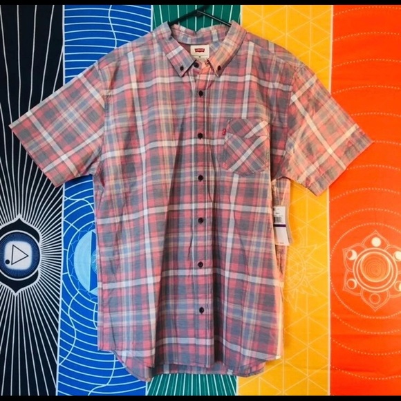 Levi short sleeve shirt Men’s XXL NWT - Picture 2 of 11